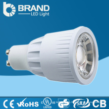 240V alta potencia 7w brillante brillante COB Gu10 Dimmable caliente blanco 3000K LED Spotlight